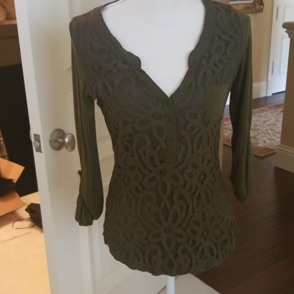 Army green top